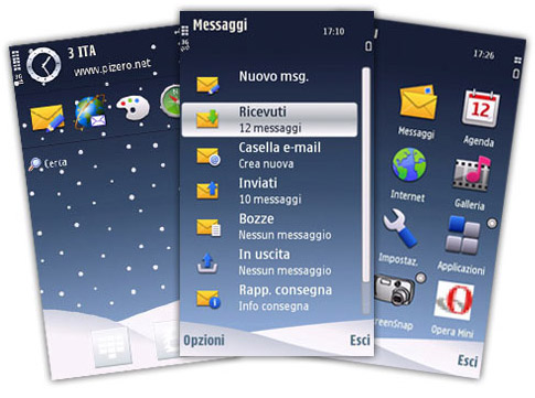 nokia 5530 schémata, motivy, themes